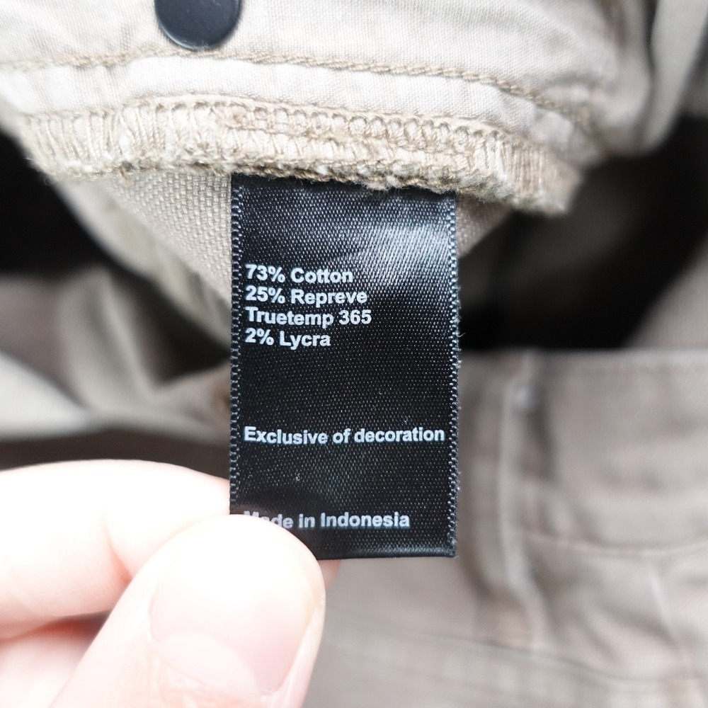 Proof Huckberry Rover Pants Mens 34x32 Slim Fit Brown Stretch Canvas Chino Work - Picture 6 of 8